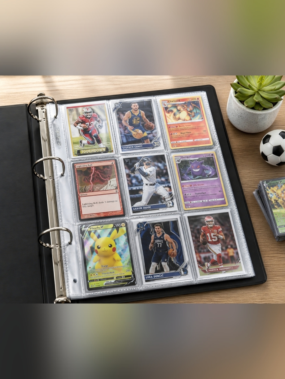 Beautone 9 Pocket Trading Card Pages Lot of 7 Packs (10 Each) Binder Sleeves